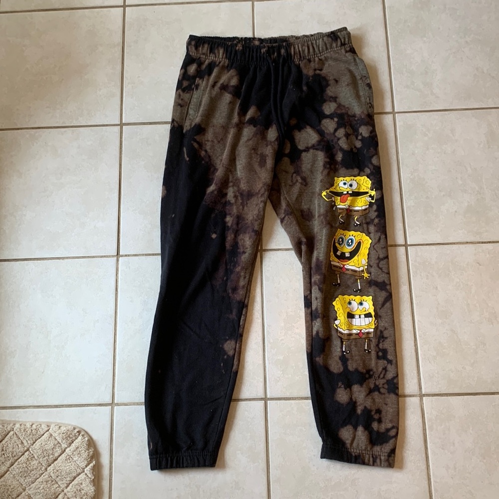 Nickelodeon Bleached Sweatpants Size Small